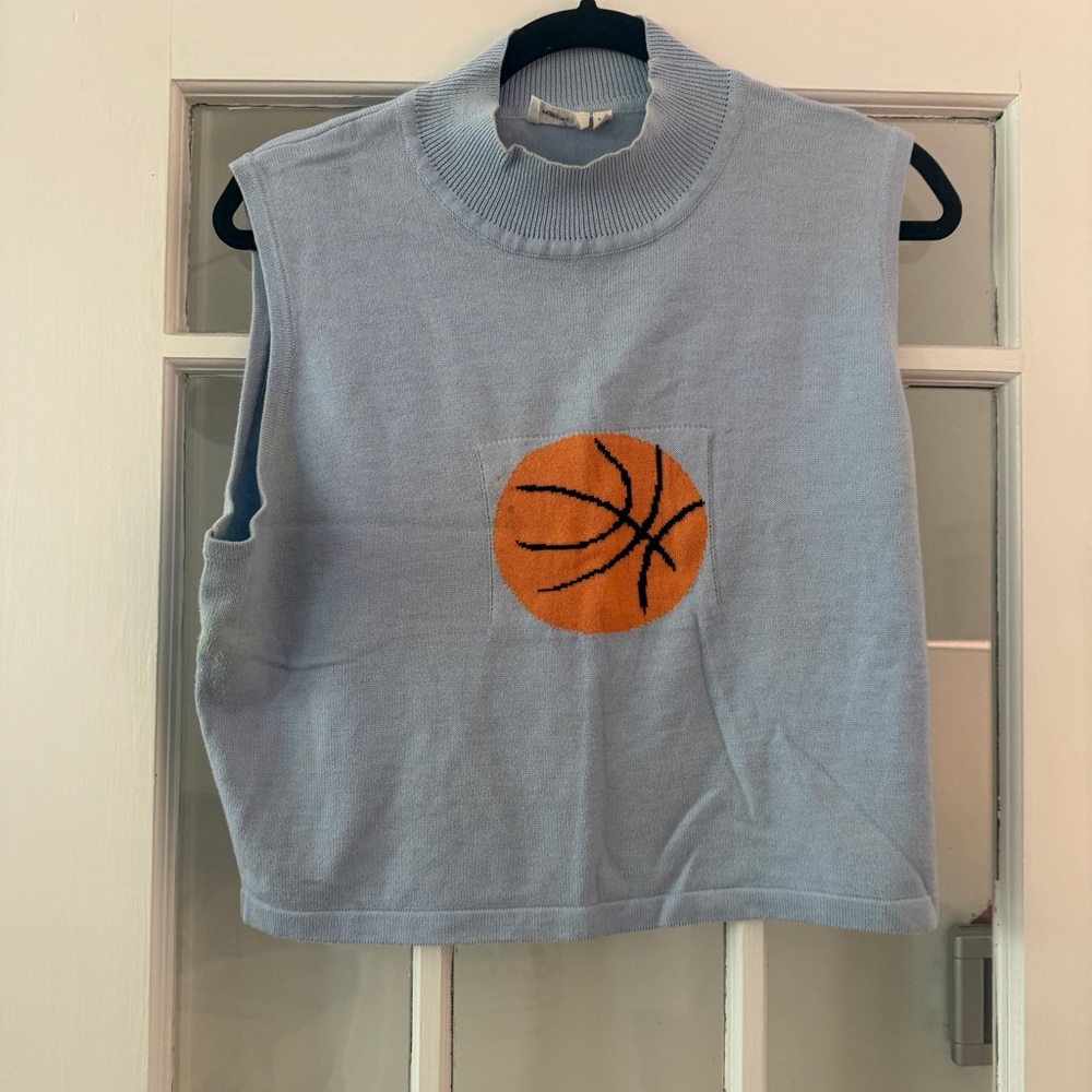 Fashion Brand Company Basketball Cropped Sweater Tank